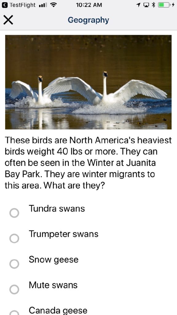 geography question from KITE STEM app