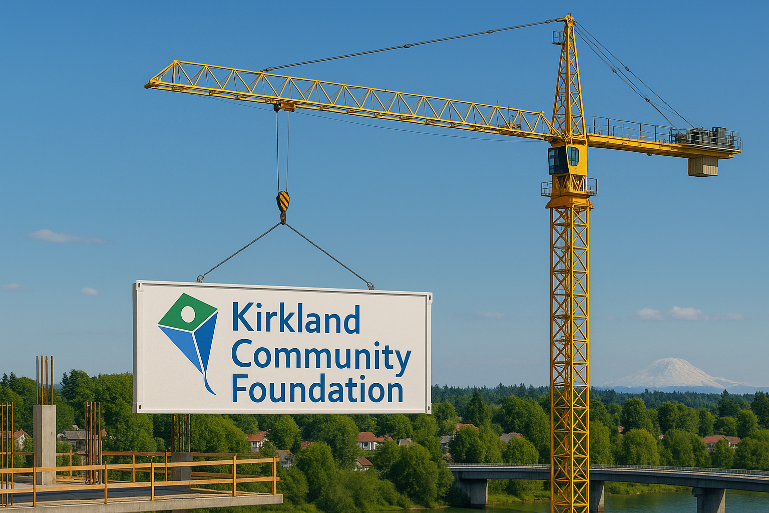 Builders laying the foundation for Kirkland